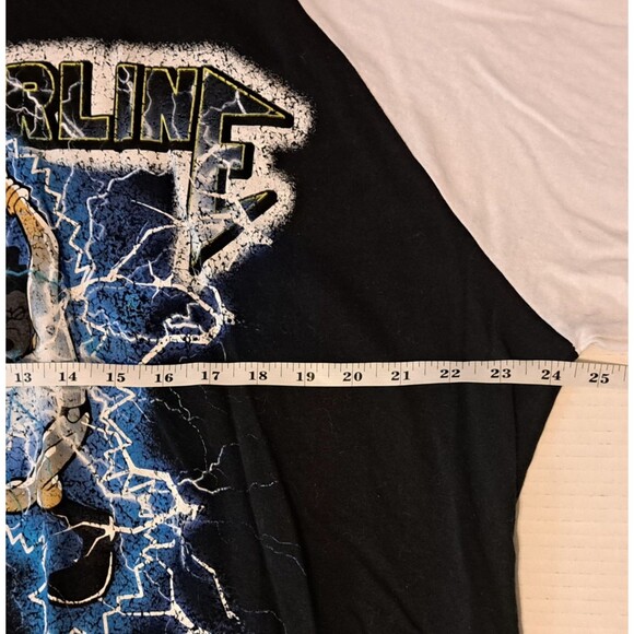 Disney A Goofy Movie Powerline Electric Raglan 3/4 Sleeve Unisex Adult XXL 2XL - Picture 4 of 7